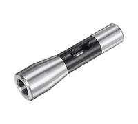uxcell R8 Shank to MT2 Morse Taper Sleeve Chuck Arbor Reductor Adaptador para Torno Fresado Taladro 7/16-20UNF Rosca 45# Acero