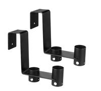 Uxsjakjsd 2 para Cerca de Piscina, Organizador de Herramientas para Colgar Accesorios de Limpieza, Poste de Piscina, Cepillo y Red Recogedora de Hojas.
