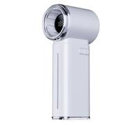 Uxsjakjsd Ventilador Portátil de Mano con 199 Niveles de Velocidad y de Enfriamiento por Vapor Frío, Mini Ventilador Recargable por USB, Pantalla Inteligente.
