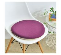 uyeoco Cojín para Silla Exterior Redondo 40x40cm/45x45cm Estera Oficina Dormitorio Salón Cocina cojín para Silla de Comedor(#9,2PCS_40X40CM)