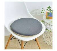 uyeoco Cojín para Silla Exterior Redondo 40x40cm/45x45cm Estera Oficina Dormitorio Salón Cocina cojín para Silla de Comedor(#2,2PCS_40X40CM)