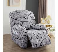 uyeoco Funda de Sillón Relax Elástica para Sillón Reclinable,Funda Reclinable 4 Piezas con Bolsillos Laterales,1 Plaza Antideslizante Lavables y Extraíbles Fundas Protector (Color : #63)
