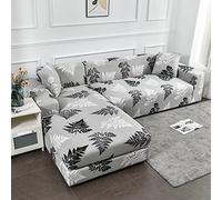 uyeoco Fundas Sofa Chaise Longue Brazo Izquierdo/Derecho Extensible Funda para Sofá en Forma de L Ajustables, para Sofá de 1/2/3/4 plazas Fundas Protectora para Sofa (Color : U, Size : 190-230cm)
