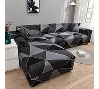 uyeoco Fundas Sofa Chaise Longue Brazo Izquierdo/Derecho Extensible Funda para Sofá en Forma de L Ajustables, para Sofá de 1/2/3/4 plazas Fundas Protectora para Sofa (Color : D, Size : 90-140cm)