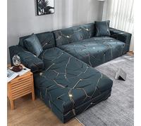 uyeoco Fundas Sofa Chaise Longue Brazo Izquierdo/Derecho Extensible Funda para Sofá en Forma de L Ajustables, para Sofá de 1/2/3/4 plazas Fundas Protectora para Sofa (Color : G, Size : 235-300cm)