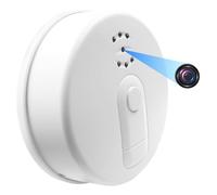 UYIKOO Cámara Espía WiFi 5G, Mini Camara Oculta Inalámbrica 1080P HD, Detector de Humo Cámara Espía Oculta de Vigilancia con Visión Nocturna Detector de Movimiento 11 Horas de Autonomía