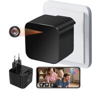 UYIKOO Cámara Espía WiFi 5G, Mini Camara Oculta Inalámbrica, Cámaras Espias USB Cargador 1080P HD 1080P HD Micro Cámara de Vigilancia Interior con Detección de Movimiento Tuyasmart App