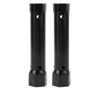 UYSTDMXKA 2 piezas de llave de vaso para grifos de 34 mm y 40 mm, llave de grifo en acero al carbono; herramienta para la instalación y reparación de grifos; llave de vaso universal para