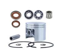 UYTGFO Adecuado para Stihl 036 MS340 034 Super Pro motosierra motor pieza de repuesto 11250302001 MS360 48mm anillo de pistón sello de aceite Kit de rodamientos de bolas(Piston Bearing Kit)
