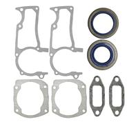 UYTGFO Ajuste for Husqvarna 362 365 371 372 XP pieza de motosierra cilindro del cárter silenciador junta conjunto de sello de aceite
