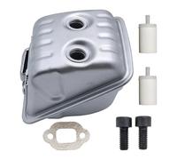 UYTGFO Ajuste for Husqvarna 445 450 445E 450E motosierra reemplazar 544147702 525862101 537437901 Kit de montaje de silenciador Exhuast tornillos