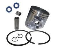 UYTGFO Ajuste for MS251 MS251C MS251CBE piezas de cilindro de motosierra 1143 030 2007 44mm anillo de pasador de pistón anillo de seguridad rodamiento de bolas Kit de sello de aceite(1 x Piston Set)