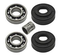 UYTGFO Compatible con Husqvarna 340, 345, 350 y Jonsered 2145, repuesto de motosierra, herramienta de repuesto, cigüeñal, cojinete de cigüeñal con kit de sello de aceite.