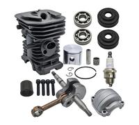 UYTGFO Compatible con motosierra de gasolina HUSQVARNA 136, 137, 141 y 142. Repuestos 530069941 de 40 mm. Cilindro de pistón, cigüeñal, cojinete de cigüeñal, sello de aceite, kit de motor.