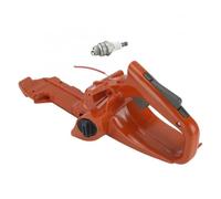 UYTGFO Compatible con motosierra de gasolina Husqvarna 445, 450 E, 445E y 450E. 525862104. Conjunto de manija trasera del tanque de combustible.