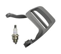 UYTGFO Compatible con motosierra Husqvarna 357XP 357 359 EPA, repuesto 537159302, protector de manija de freno delantero, bujía.