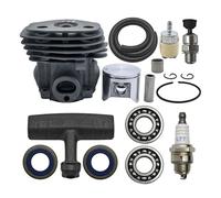 UYTGFO Compatible con motosierra Husqvarna 357XP 357 XP 359 EPA 537157302 537248502, repuesto de 47 mm, kit de sello de aceite de pistón de cilindro.