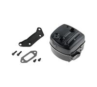 UYTGFO Compatible con motosierra Husqvarna 372XP 371 365 362 372. Reemplace la pieza 503765302. Kit de tornillos y junta de soporte de escape con silenciador.