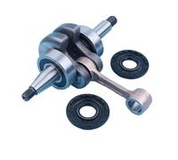 UYTGFO Compatible con motosierra Husqvarna 450 Rancher 445 450e 445e II, conjunto de cigüeñal, piezas de repuesto, kit de sello de aceite con cojinete de agujas y bolas de cigüeñal.