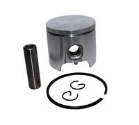 UYTGFO Compatible con motosierra Husqvarna 50 51 55 EPA Rancher 503573806 51 55, sello de aceite del cigüeñal, juntas de cojinetes, kit de pistón de 45 mm y 46 mm.(H 55 Piston)