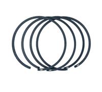 UYTGFO Compatible con motosierra STIHL 017 MS 170 MS170 MS192 C MS 192 T MS 192 TC. Reemplaza el OEM por 1130 034 3003. 4 piezas/lote. Anillo de pistón de 37 mm x 1,2 mm.