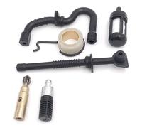 UYTGFO Compatible con motosierra Stihl MS 180, 170, MS180, MS170, 018, 017. Piezas 11236407102, bomba de aceite, engranaje helicoidal, filtro de combustible y manguera.