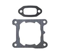 UYTGFO Compatible con motosierra Stihl MS261C MS 261 MS261 11410292302 1141 029 2302, repuestos de cilindro, silenciador, juego de juntas de escape.