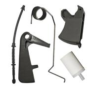 UYTGFO Compatible con motosierras Husqvarna 450, 445, 450E y 445E. Repuestos for sierras, herramientas de jardín, acelerador, gatillo, bloqueo, manguera de combustible, kit de tubería.