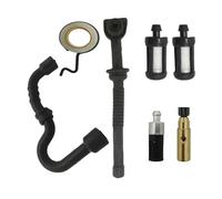UYTGFO Compatible con STIHL MS 180 170 MS180 MS170 017 018, piezas de motosierra, herramientas de jardín, bomba de aceite, engranaje helicoidal, manguera de combustible, kit de filtro de línea.