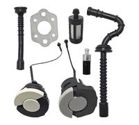 UYTGFO Compatible con Stihl MS250 MS230 MS 230 250, repuesto de piezas nuevas, kit de manguera de línea de tapa de tanque de combustible y aceite for motosierra de gasolina.