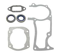UYTGFO Juego de juntas de silenciador de cilindro de cárter for motosierra HUSQVARNA 362, 365, 371 y 372 con kit de sello de aceite de 2 piezas.
