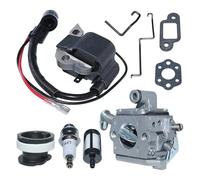 UYTGFO Kit de bobina de encendido for carburador Zama C1Q-S57B compatible con Stihl 017 018 MS170 MS180
