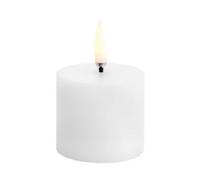 Uyuni Lighting Vela gruesa LED Uyuni blanco Ø5 cm 4.5 cm