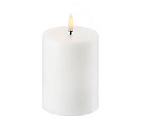 Uyuni Lighting Vela gruesa LED Uyuni blanco Ø7.8 cm 10.1 cm