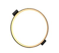 UYZSWTHPC Panel de luz LED regulable, luz empotrable de techo ultrafina, 7w, 9w, 12w, 5w, foco LED redondo, AC85-265V(Nature White 4000k,Golden A)