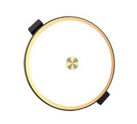 UYZSWTHPC Panel de luz LED regulable, luz empotrable de techo ultrafina, 7w, 9w, 12w, 5w, foco LED redondo, AC85-265V(Nature White 4000k,Golden B)