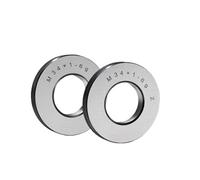 UZAMIRLEX Calibre de Anillos de Rosca, Juego de Calibre de Anillo de Rosca, 6g, TZ, no estándar, métrico, Diente Fino, Mano Derecha, M26-M35(M31.5x3)