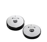 UZAMIRLEX Calibre de Anillos de Rosca, Juego De Calibre De Anillo De Rosca Fina M7-M60 X 1mm(M11x1)