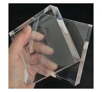 UZAMIRLEX Láminas de acrílico Transparente, Bloque de exhibición de Panel acrílico de Vidrio Cuadrado, Grosor 12 mm, 12 cm x 12 cm (2 Piezas)(12cm x 12cm(2pcs))