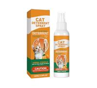 Uzionoie Repelentes Orina Spray Gatos,Spray Antiarañazos Gatos, Evitar Pipi Cat,Eliminador de Olores,No Mancha,Frena los Malos Hábitos para Exterior e Interior Aroma Cítrico a Limón