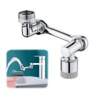 UZYXC 1 Extensión Giratoria para Grifo con Brazo Flexible de 1080°, Ofrece 2 Modos de Agua, Rosca Universal Incluye Adaptadores, Para Fregadero de Cocina y Lavabo del Baño