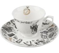 V&a alicia en el país de las maravillas taza de café y platillo, 100