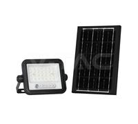 V-TAC 100W Proyector LED solar con mando a distancia con crepúsculo 2000-8000K