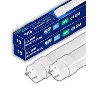 V-TAC 2x Tubos LED 60 CM - T8 G13-9W - [ CHIP LED CREE DE ALTA EFICIENCIA ] - 850 Lúmenes - Tubos LED para Techo, Pared, Garaje - Tubo LED forma T8 - Sustitución de Neón - Blanco Frío 6500K