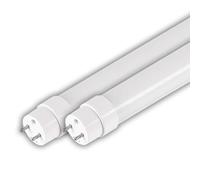 V-TAC 4 tubos LED de 120 cm con casquillo G13 de 18 W - 1850 lúmenes - Chip Samsung - Tubos LED para techo, pared, garaje, tienda - Tubo LED forma T8 - Sustitución de neón - Luz blanca fría 6500 K
