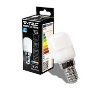 V-TAC Bombilla LED para Nevera y Lámparas - E14-2W - 180 Lumen - Pequeñas Bombillas LED T26 para Máxima Eficiencia y Ahorro Energético - Blanco Frio 6500K