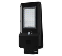 V-TAC: Lámpara de calle LED de 20W, 150lm/W, con panel solar y sensor PIR, temperatura de color ajustable, IP65 – SKU 24099