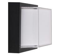V-TAC Lámpara LED de fijación a pared 12W 4000K Cuadrada Negra