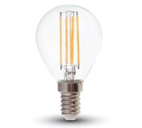 V-TAC LED BOLA FILAMENTO P45 E14 6W 2700K VT-2486 2854
