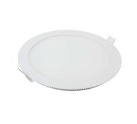 V-TAC Minipaneles LED redondos, 12 W, 1160 lm, 2700 K, color blanco, ultra brillante nergética, larga vida, ángulo de haz ancho, iluminación de alto rendimiento, construcción duradera